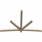 Ekena Millwork Alberta Smooth Timber Gable Bracket, Douglas Fir, 96"W x 64"H x 3 1/2"D x 3 1/2"F, 16/12 Pitch GBW096X64X0404ALB00SDF - alternate 4